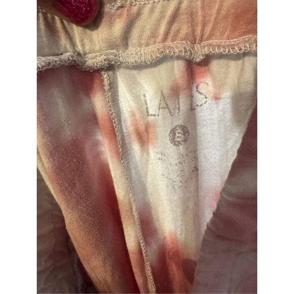 Small(S)Lates by Kate intimates tie dye pajama lounge set crewneck joggers Pjs - Picture 6 of 8